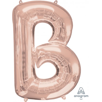 P50 34" (Rose Gold) Letter B SuperShape™
